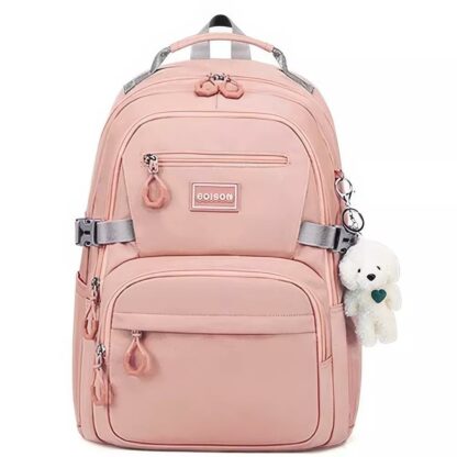 Ghiozdan Scoala, Edison, Pink Edison Plus, Buzunare Spatioase, Confort La Purtare, Caracteristici Suplimentare, 46 x 32 x 23 cm, Roz