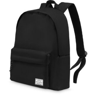 Ghiozdan scoala fete, baieti, Zagatto, Negru, Dimensiuni 40x35x14 cm, Capalcitate 20L, Impermeabil, Rucsac scoala adolescenti, Calsele 5-8, Liceu, Universitate, Usor, Bretele...