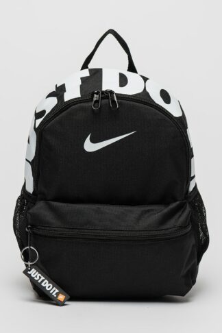 Nike, Rucsac cu imprimeu logo Brasilia - 11L, Alb, Negru