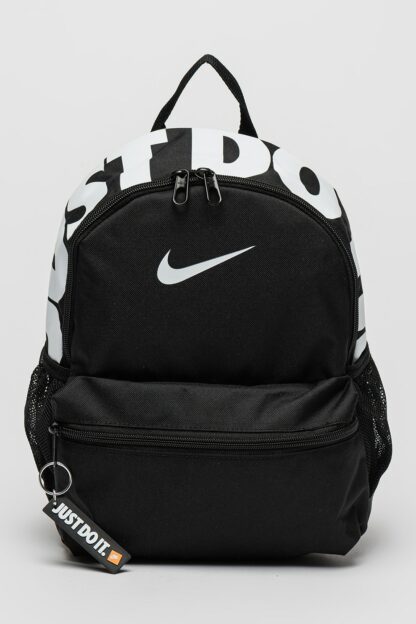 Nike, Rucsac cu imprimeu logo Brasilia - 11L, Alb, Negru