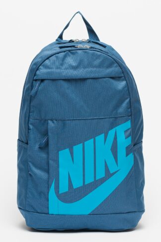 Nike, Rucsac cu logo Element - 21L, Albastru inchis, Albastru aquamarin