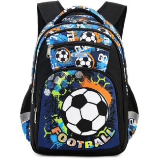 Ghiozdan ergonomic 16x11x6.5 impermeabil design minge fotbal