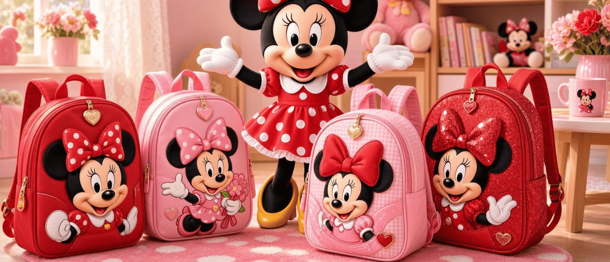 Ghiozdan Minnie Mouse Fete Gradinita / Scoala